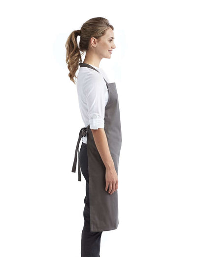 Artisan Collection by Reprime Organic Cotton Bib Apron RP102 #colormdl_Dark Grey