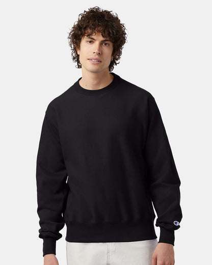 Champion Unisex Reverse Weave® Crewneck Sweatshirt S149 #colormdl_Black
