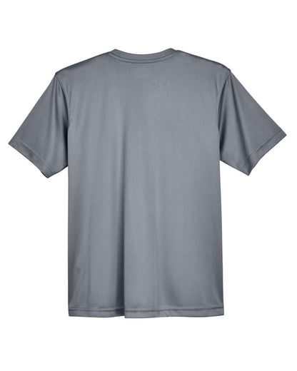 UltraClub Youth Cool & Dry Sport Performance Interlock T-shirt 8420Y #color_Charcoal