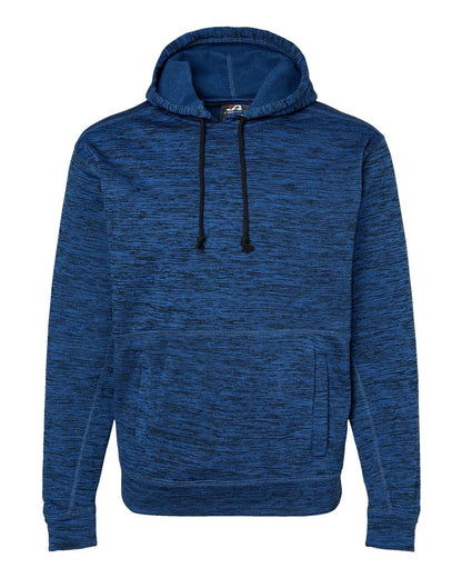 J. America Men's Cosmic Fleece Hooded Sweatshirt 8613 #color_Royal Fleck