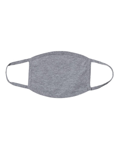 Bayside USA-Made 100% Cotton Face Mask 1900 #color_Dark Ash
