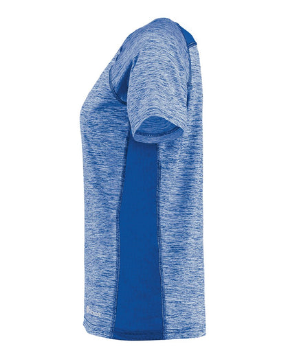 Holloway Women's Electrify CoolCore® V-Neck T-Shirt 222771 #color_Royal Heather