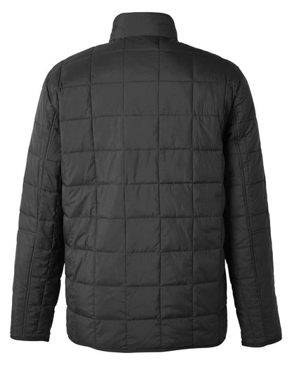 North End Unisex Aura Fleece-Lined Jacket NE721 #color_Black