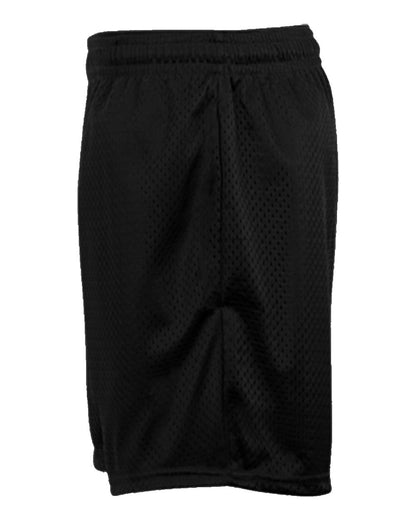 Badger Unisex Tricot Mesh 5" Shorts 7225 #color_Black