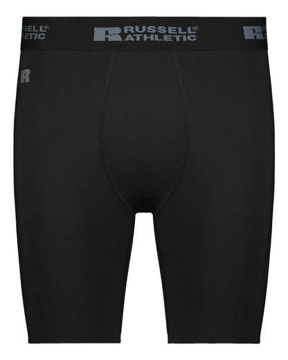 Russell Athletic Unisex CoolCore® Compression Shorts R24CPM #color_Black