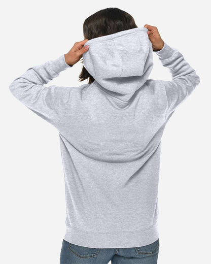 Lane Seven Unisex Heavyweight Pullover Hooded Sweatshirt LS19001 #colormdl_Heather Grey
