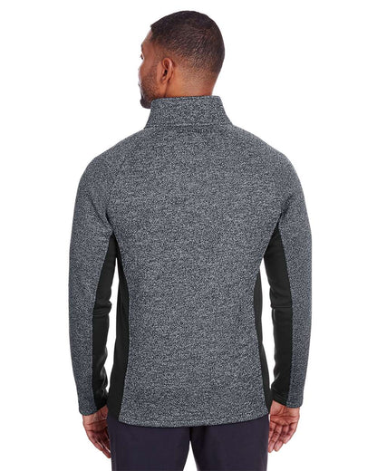 Spyder Men's Constant Half-Zip Pullover Sweater S16561 #colormdl_Black Heather/ Black