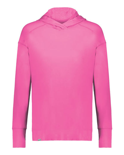 Holloway Women's Eco Revive™ Ventura Soft Knit Hooded Sweatshirt 222798 #color_Orchid