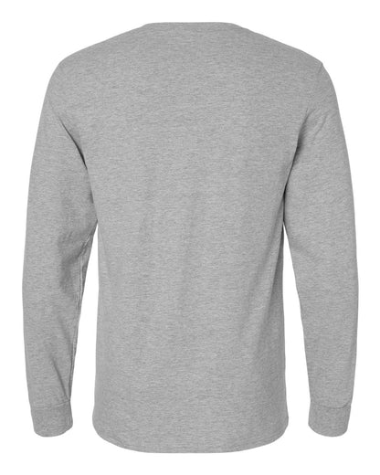 Russell Athletic Unisex Combed Ringspun Long Sleeve T-Shirt 600LRUS #color_Athletic Heather