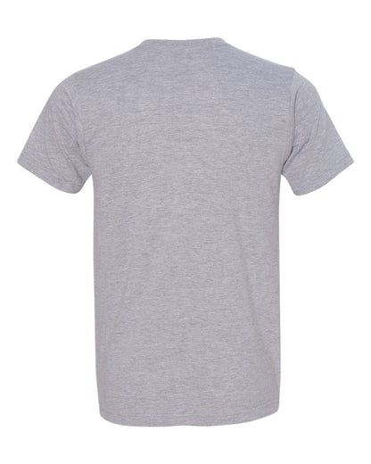 Bayside USA-Made 50/50 Fine Jersey T-Shirt 5010 #color_Heather Grey