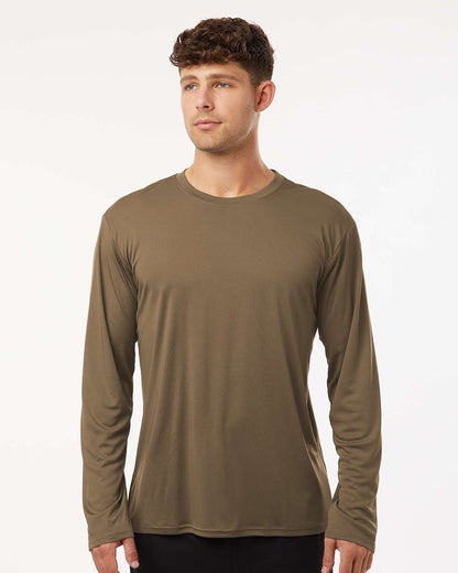 AllPro Unisex Pro-Lock Performance Long Sleeve T-Shirt 48400 #colormdl_Cigar