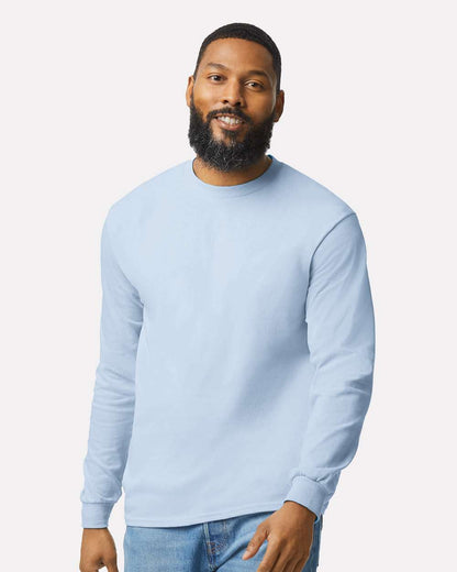 Gildan Unisex Heavy Cotton™ Long Sleeve T-Shirt 5400 #colormdl_Light Blue
