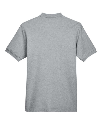 Devon & Jones Men's Pima Piqué Polo D100 #color_Grey Heather