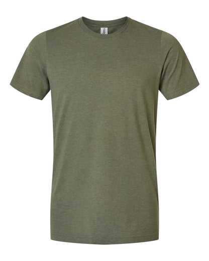 Tultex Combed CVC T-Shirt 602CVC #color_Heather Military Green