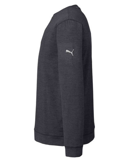 Puma Golf Men's Cloudspun Crewneck Sweatshirt 531279 #color_Puma Black Heather