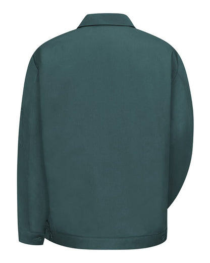 Red Kap Men's Waist Length Jacket JT22 #color_Spruce Green (Long Sizes)