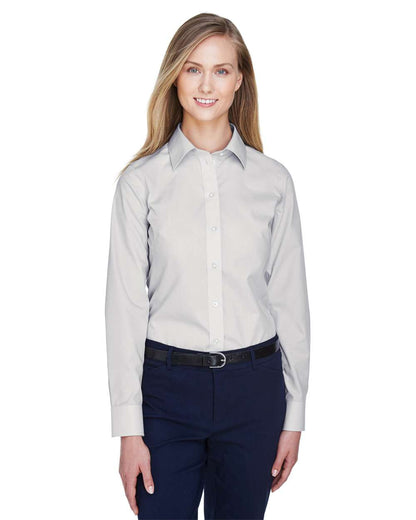 Devon & Jones Women's Crown Collection® Broadcloth Woven Dress Shirt D620W #colormdl_Silver