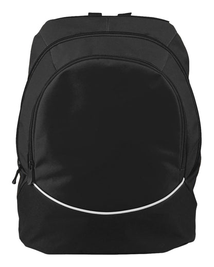 Augusta Sportswear Tri-Color Backpack 1915 #color_Black/ Black/ White