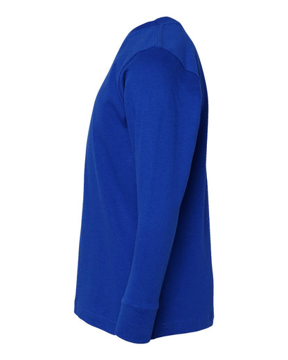 LAT Youth Fine Jersey Long Sleeve Tee 6201 #color_Royal
