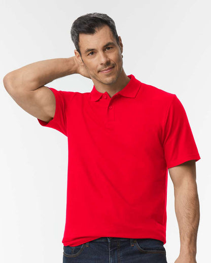 Gildan Unisex Softstyle® Pique Polo 64800 #colormdl_Red
