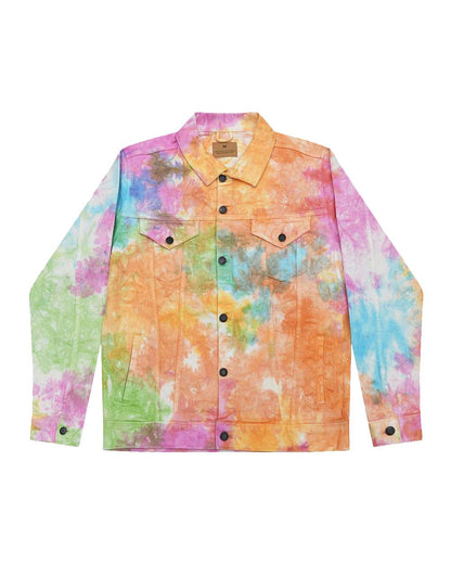 Colortone Tie-Dyed Denim Jacket 9050 #color_Eternity