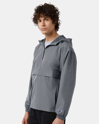 Champion Unisex Packable Anorak Jacket CO200 #colormdl_Graphite
