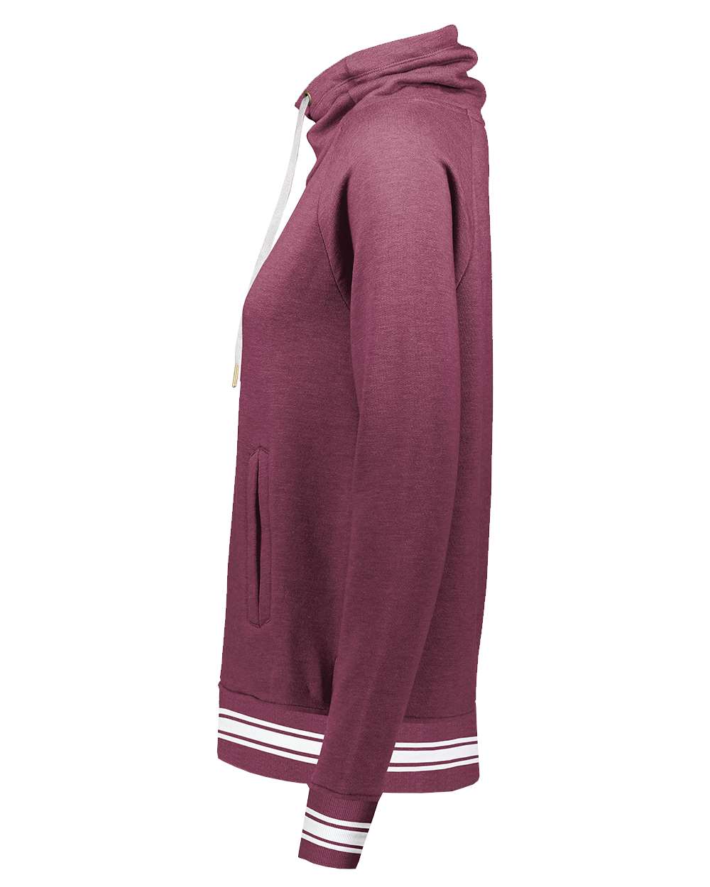 #color_Maroon Heather/ White