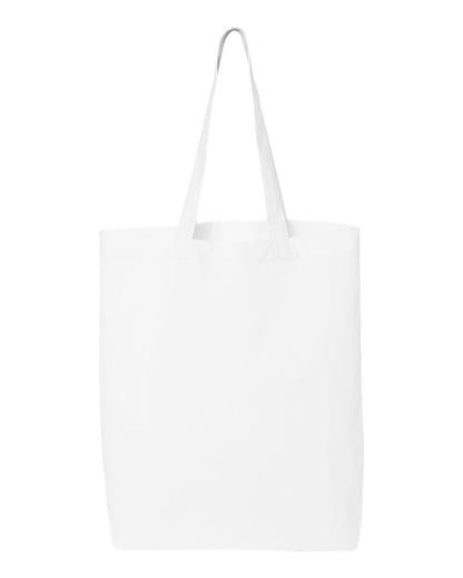 Q-Tees 12L Economical Tote QTBG #color_White