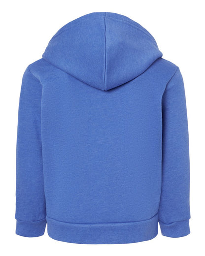 BELLA + CANVAS Toddler Sponge Fleece Pullover Hoodie 3719T #color_Heather True Royal