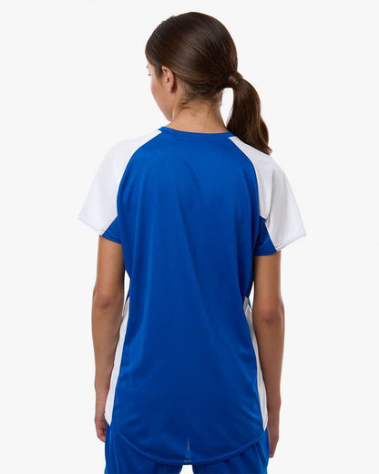 Augusta Sportswear Women's Cutter Jersey 1522 #colormdl_Royal/ White