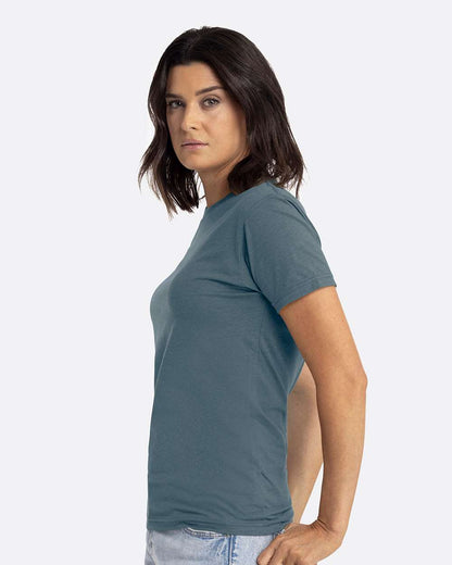 Next Level CVC T-Shirt 6210 #colormdl_Heather Slate Blue