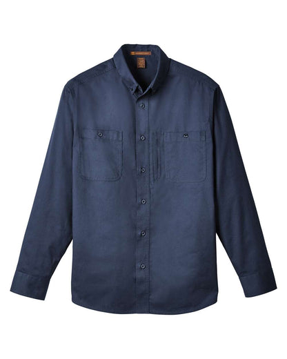 Harriton Men's Advantage IL Workshirt M585L #color_Dark Navy