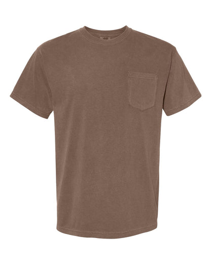 Comfort Colors Unisex Garment-Dyed Heavyweight Pocket T-Shirt 6030 #color_Espresso