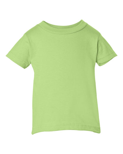 Rabbit Skins Infant Cotton Jersey Tee 3401 #color_Key Lime