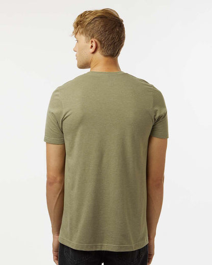 Tultex Unisex Combed CVC T-Shirt 602CVC #colormdl_Heather Olive Green
