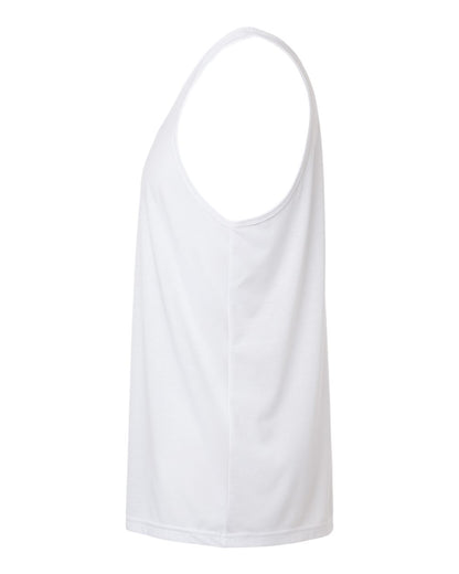 BELLA + CANVAS Triblend Tank 3484 #color_Solid White Triblend