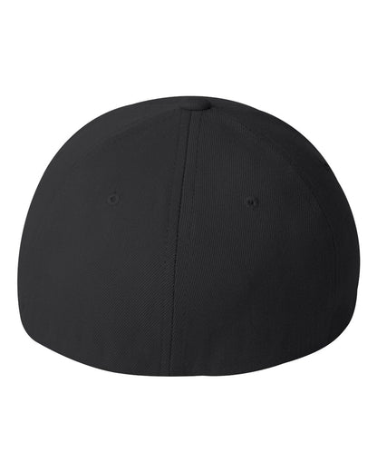 Flexfit Wool-Blend Cap 6477 #color_Black