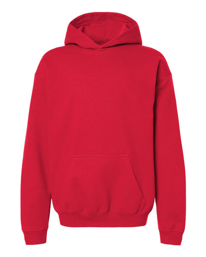 Gildan Softstyle® Youth Midweight Hooded Sweatshirt SF500B #color_Red