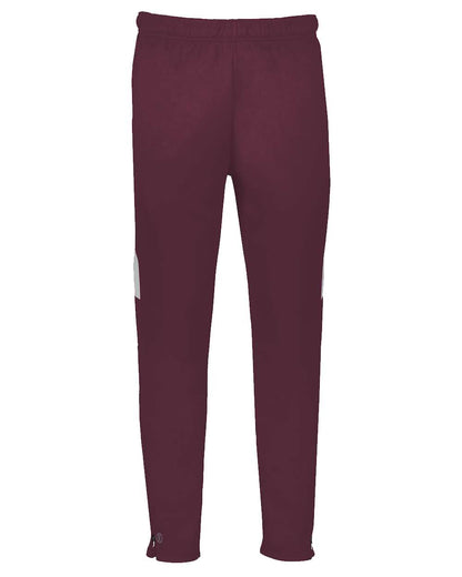 Holloway Women's Limitless Sweatpants 229780 #color_Maroon/ White