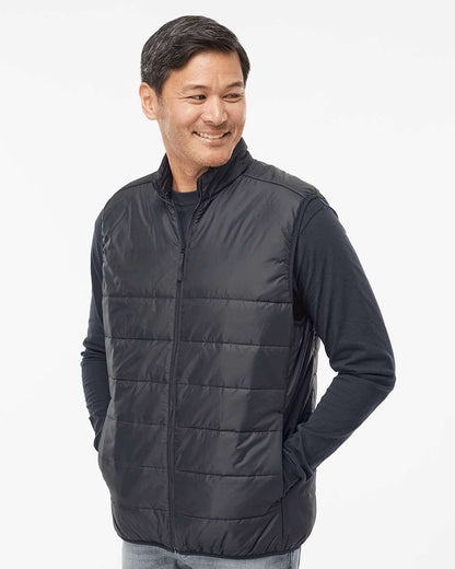 Adidas Men's Puffer Full-Zip Vest A572 #colormdl_Black