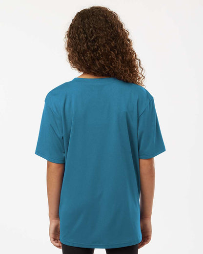 AllPro Youth Pro-Lock Performance T-Shirt 48000Y #colormdl_Pacific Blue
