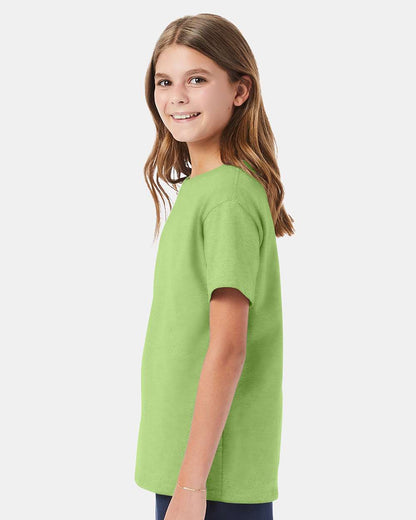 Hanes Youth Essential-T T-Shirt 5480 #colormdl_Lime