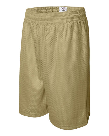 Badger Pro Mesh 9" Shorts 7209 #color_Vegas Gold