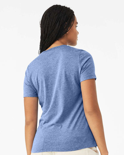 BELLA + CANVAS Women’s Relaxed Fit Triblend Tee 6413 #colormdl_Blue Triblend