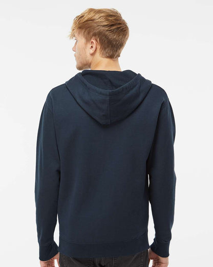 Independent Trading Co. Midweight Full-Zip Hooded Sweatshirt SS4500Z #colormdl_Navy