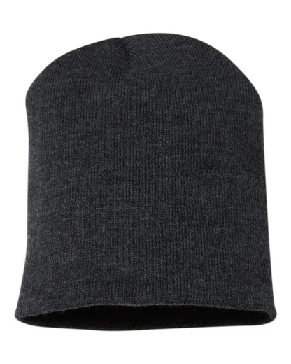 CAP AMERICA USA-Made 8 1/2" Beanie TKN28 #color_Dark Heather Grey