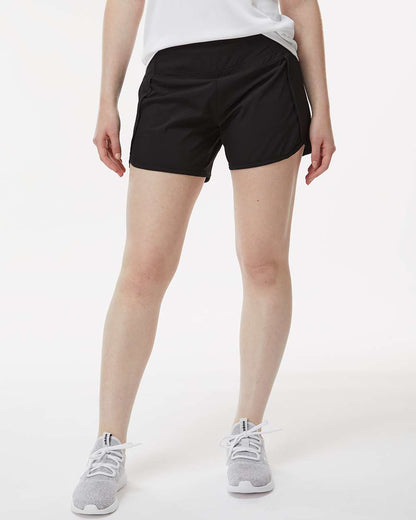 Boxercraft Women's Stretch Woven Lined Shorts BW6103 #colormdl_Black