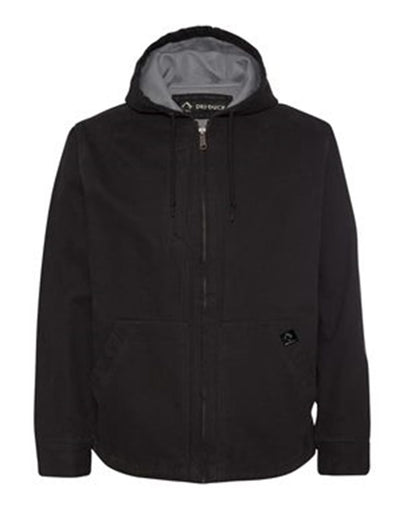 DRI DUCK Laredo Boulder Cloth™ Canvas Jacket with Thermal Lining Tall Sizes 5090T #color_Black