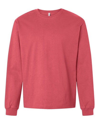 BELLA + CANVAS Unisex 7.5 oz Heavyweight Long Sleeve Tee 4651 #color_Vintage Red