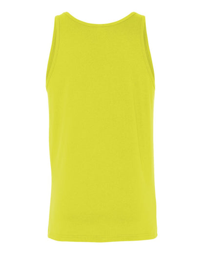 BELLA + CANVAS Heather CVC Tank 3480CVC #color_Neon Yellow